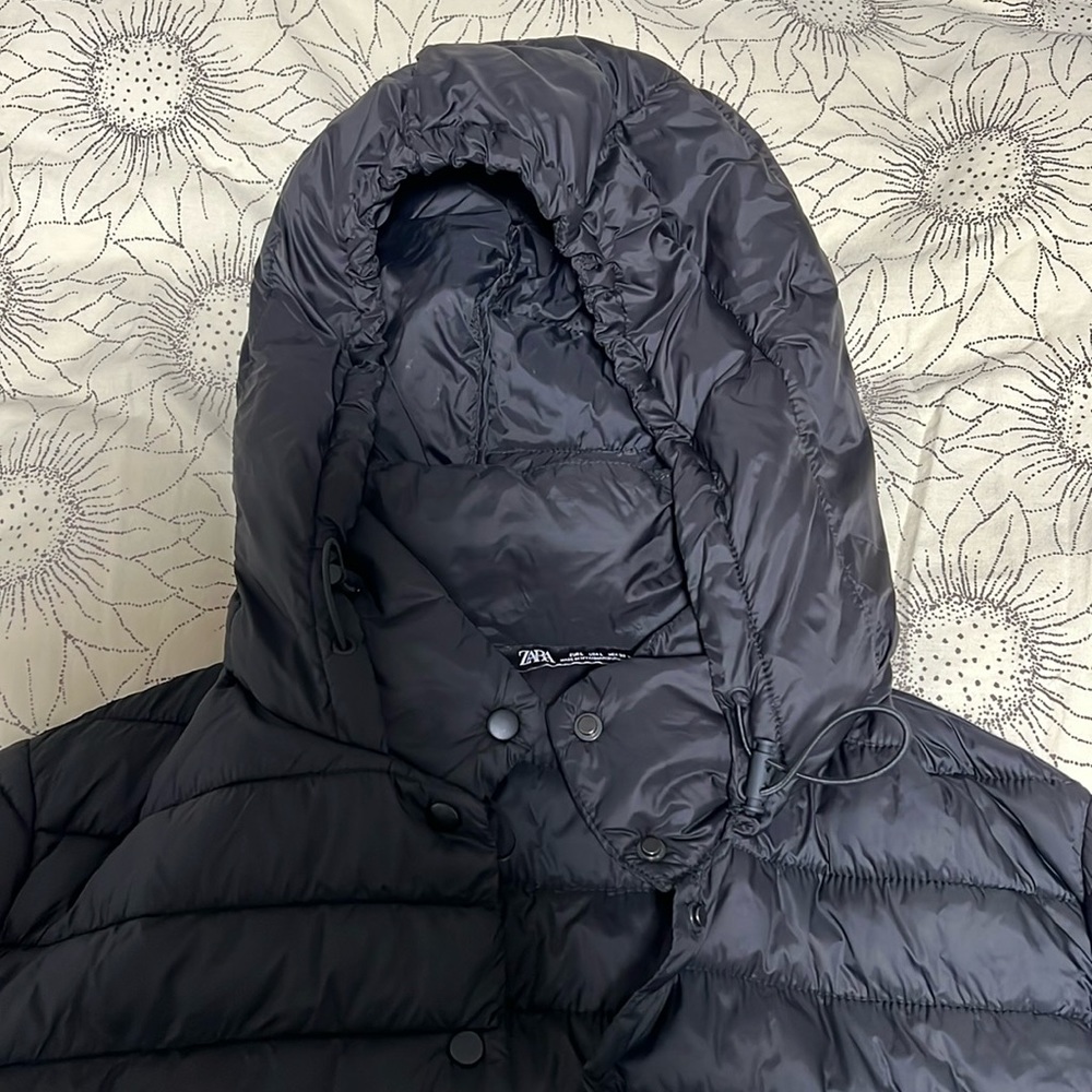 Zara Black Puff Jacket